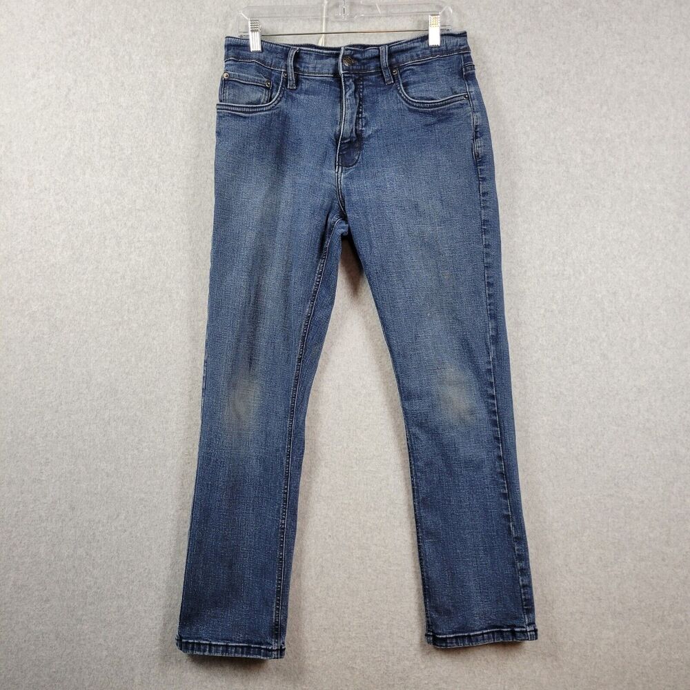 Urbanstar Blue Mid Rise Straight Leg 5 Pocket Denim Jeans Men's 32x30 02518231us